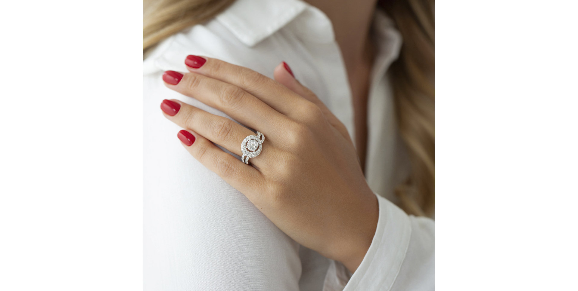 Prsten s diamanty Gisèle