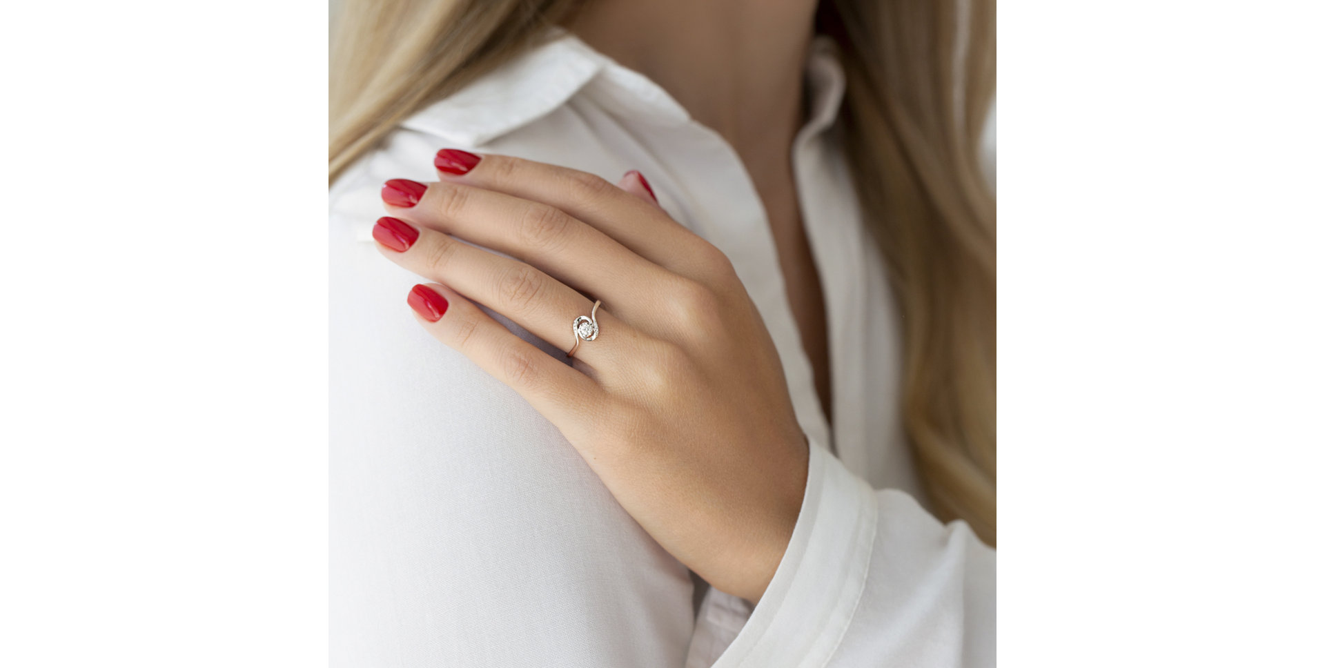 Prsten s diamanty Love Whirl