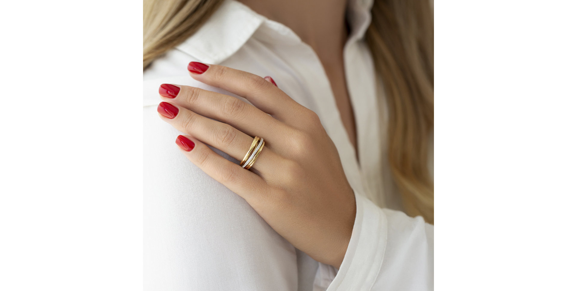 Prsten s diamanty Tauren