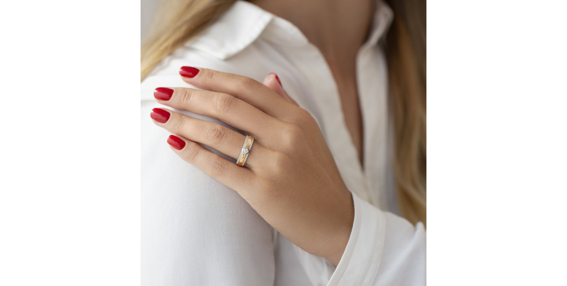 Prsten s diamanty Mellow Life