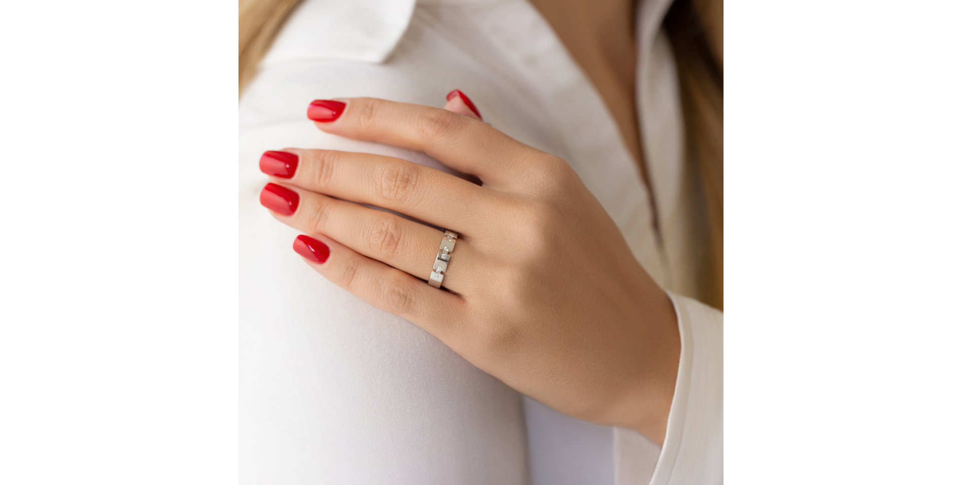 Prsten s diamanty Larissa