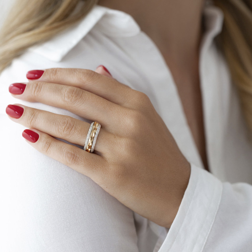 Prsten s diamanty Pacôme