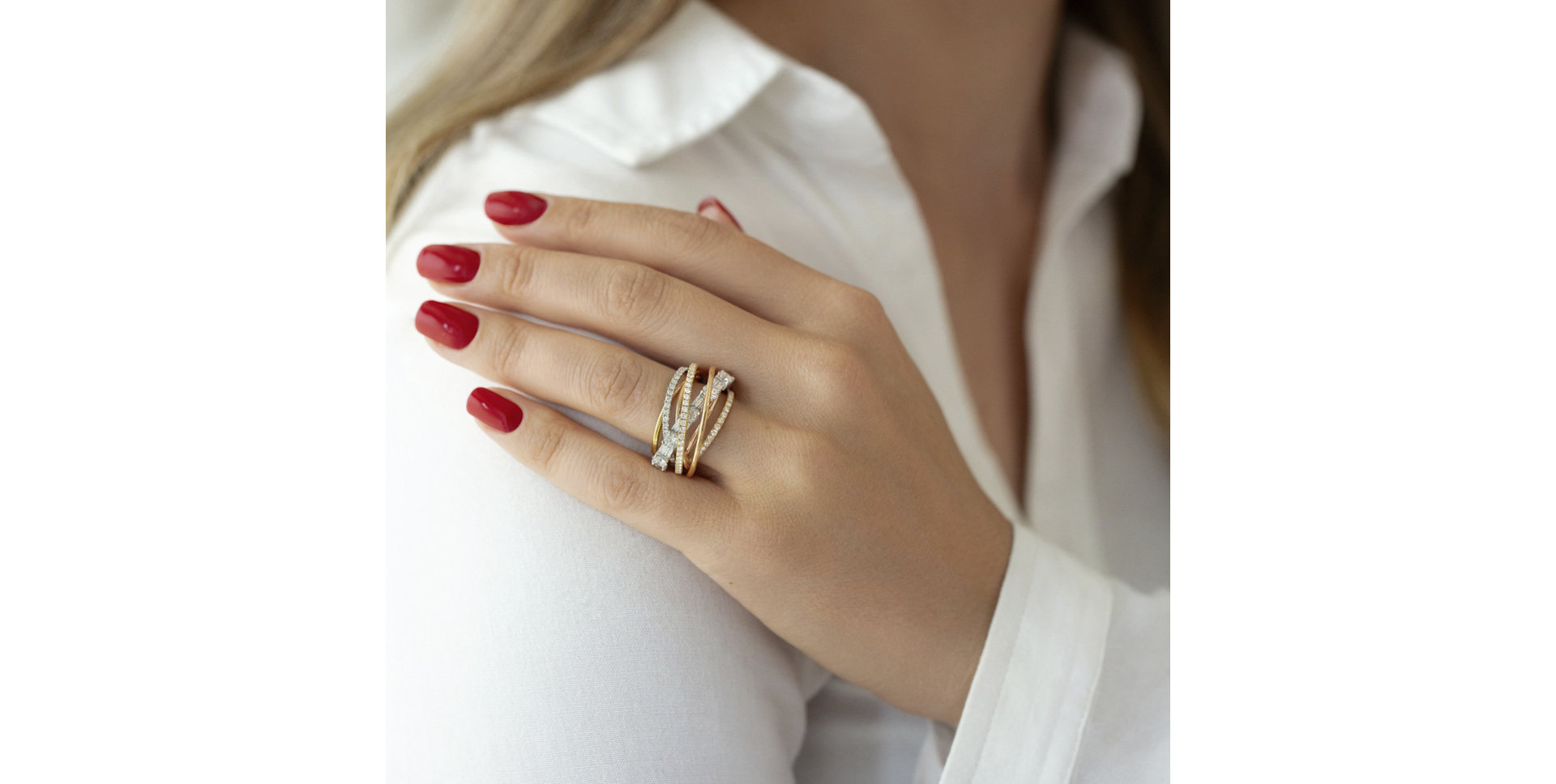 Prstens diamanty Dionysus Crown