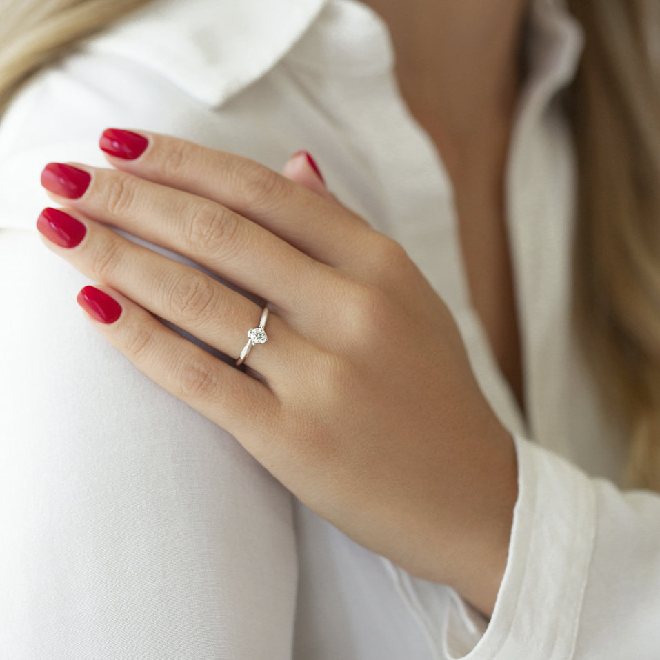 Prsten s diamanty Crystal Clear