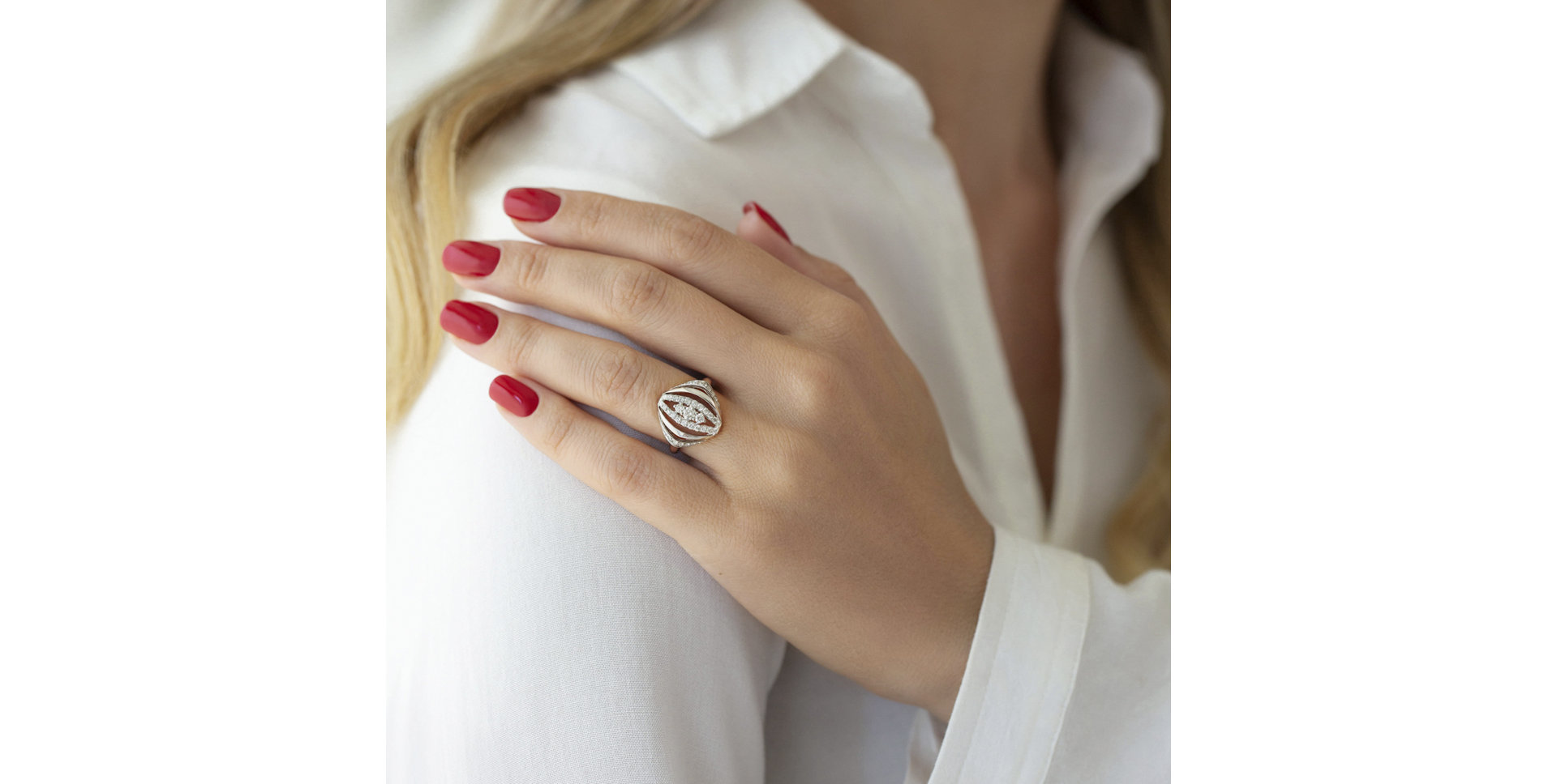 Prsten s diamanty Solange