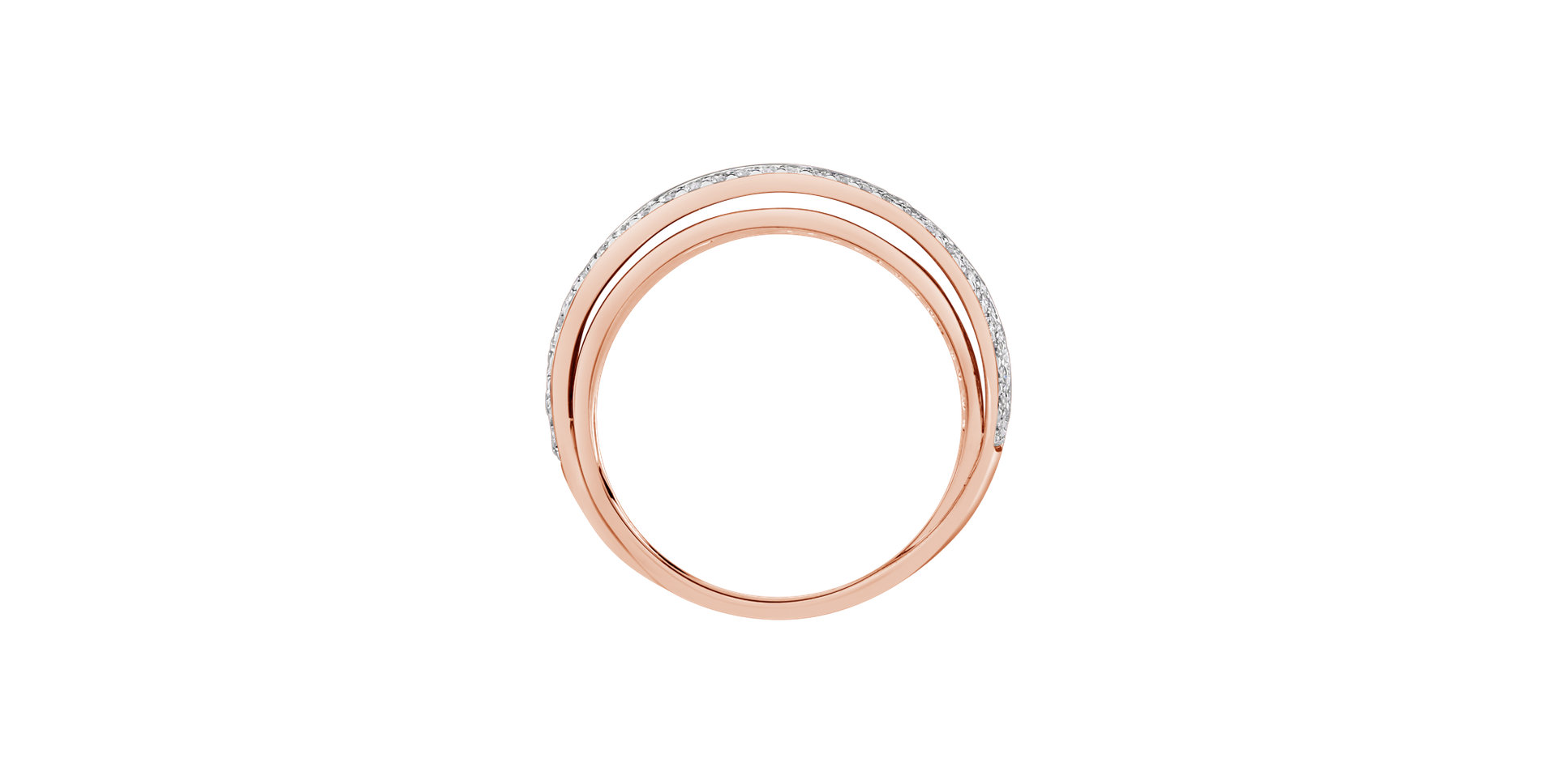 Prsten s diamanty Dream Ribbon