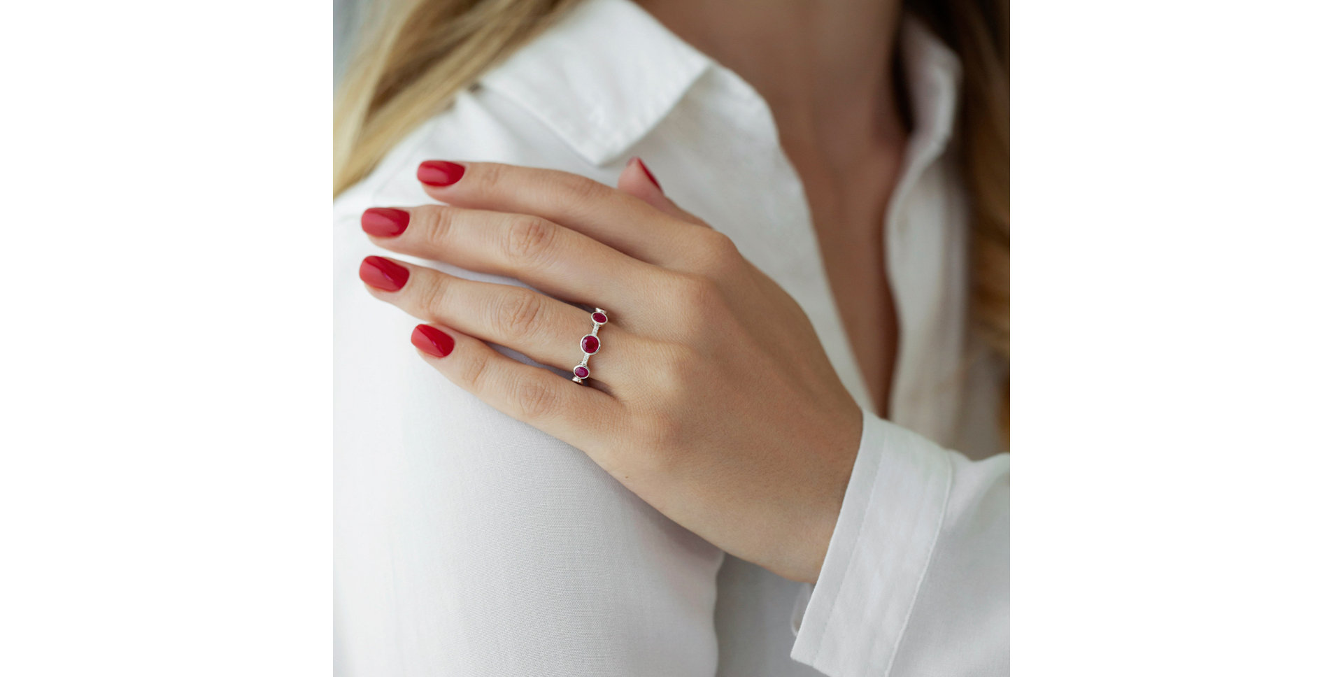 Prsten s hnědými a černými diamanty Galaxy of Passion