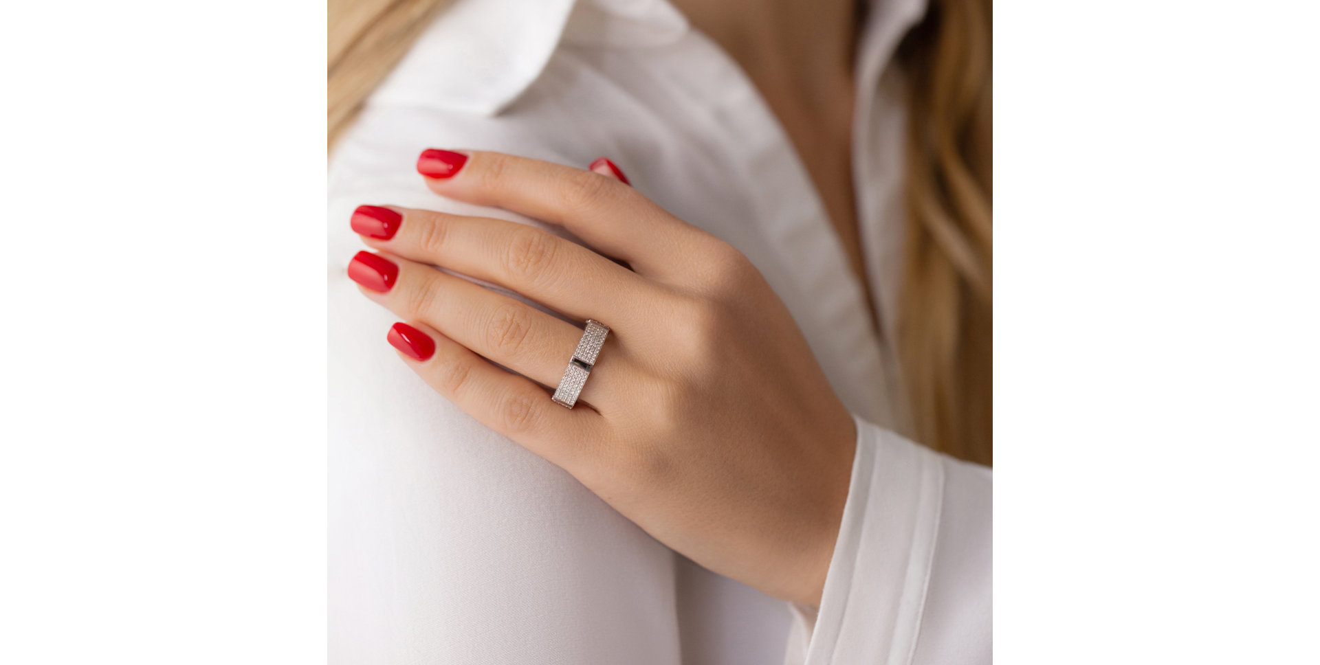 Prsten s diamanty Celine