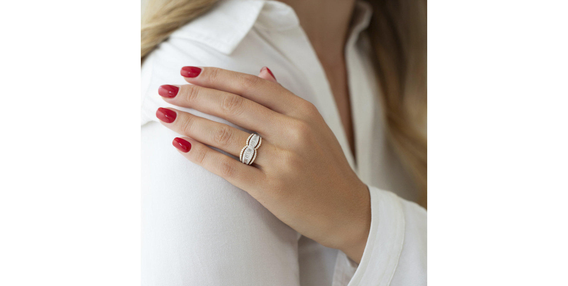 Prsten s diamanty Pauline