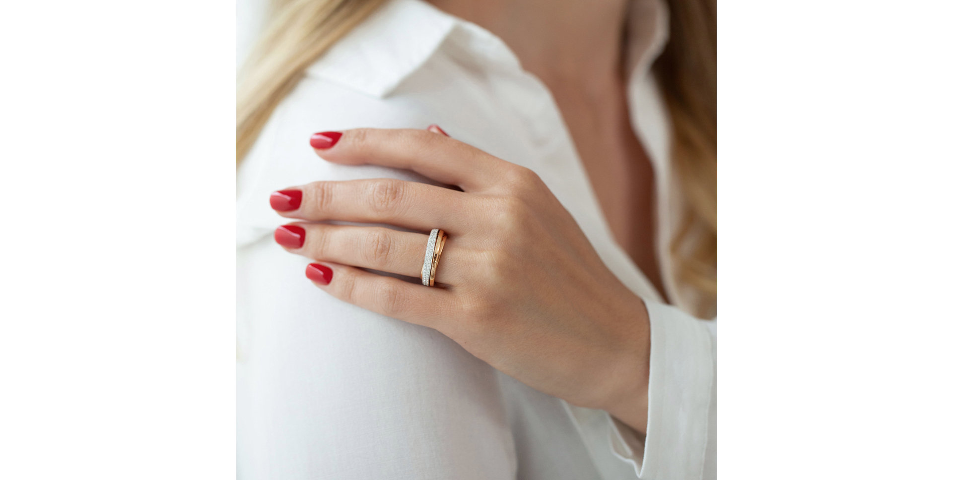 Prsten s diamanty Dream Ribbon