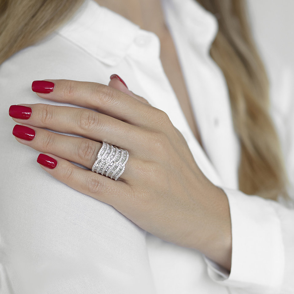 Prsten s diamanty Glamour Edge