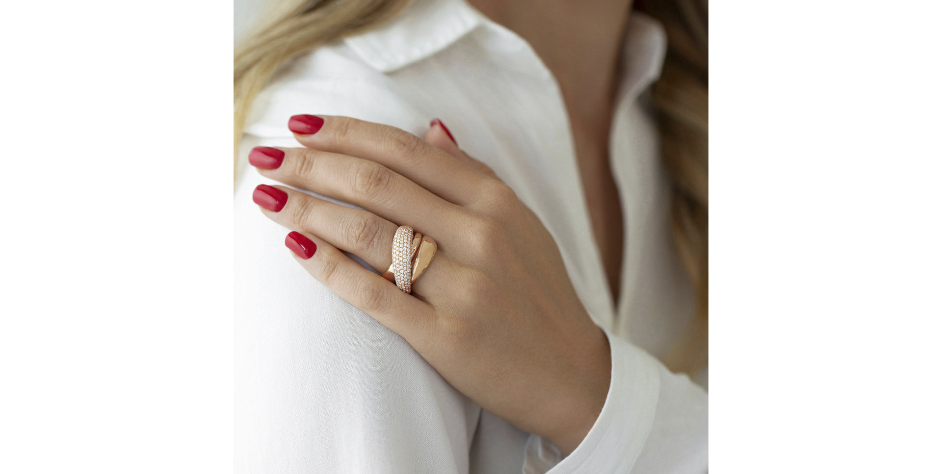 Prsten s diamanty Ocean Pleasure