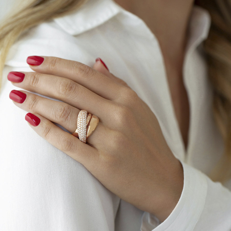 Prsten s diamanty Ocean Pleasure