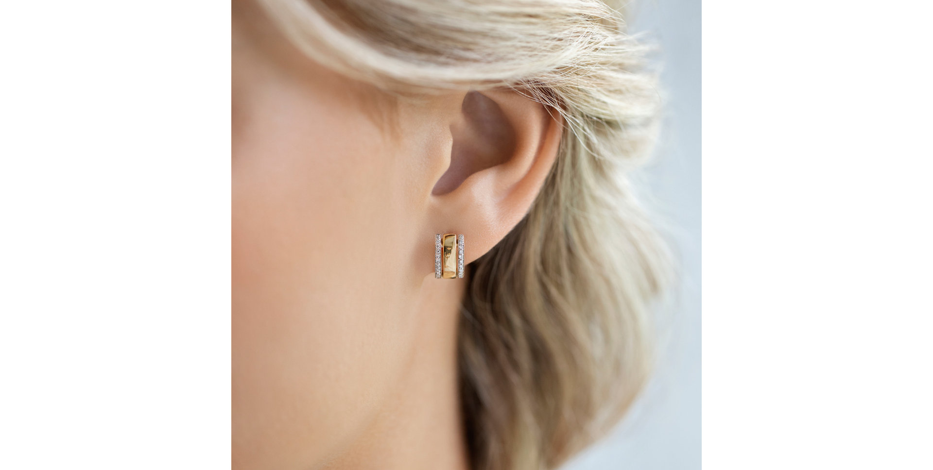 Náušnice s diamanty Amazing Symetry