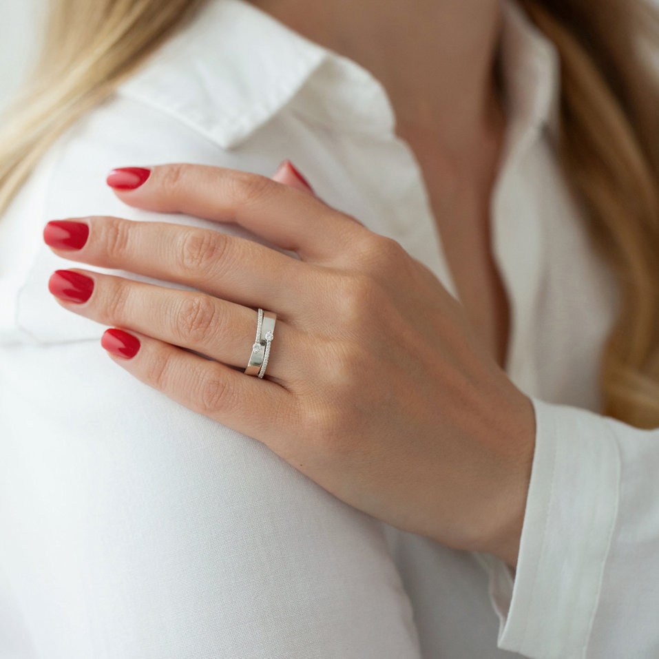 Prsten s diamanty Amazing Symphony