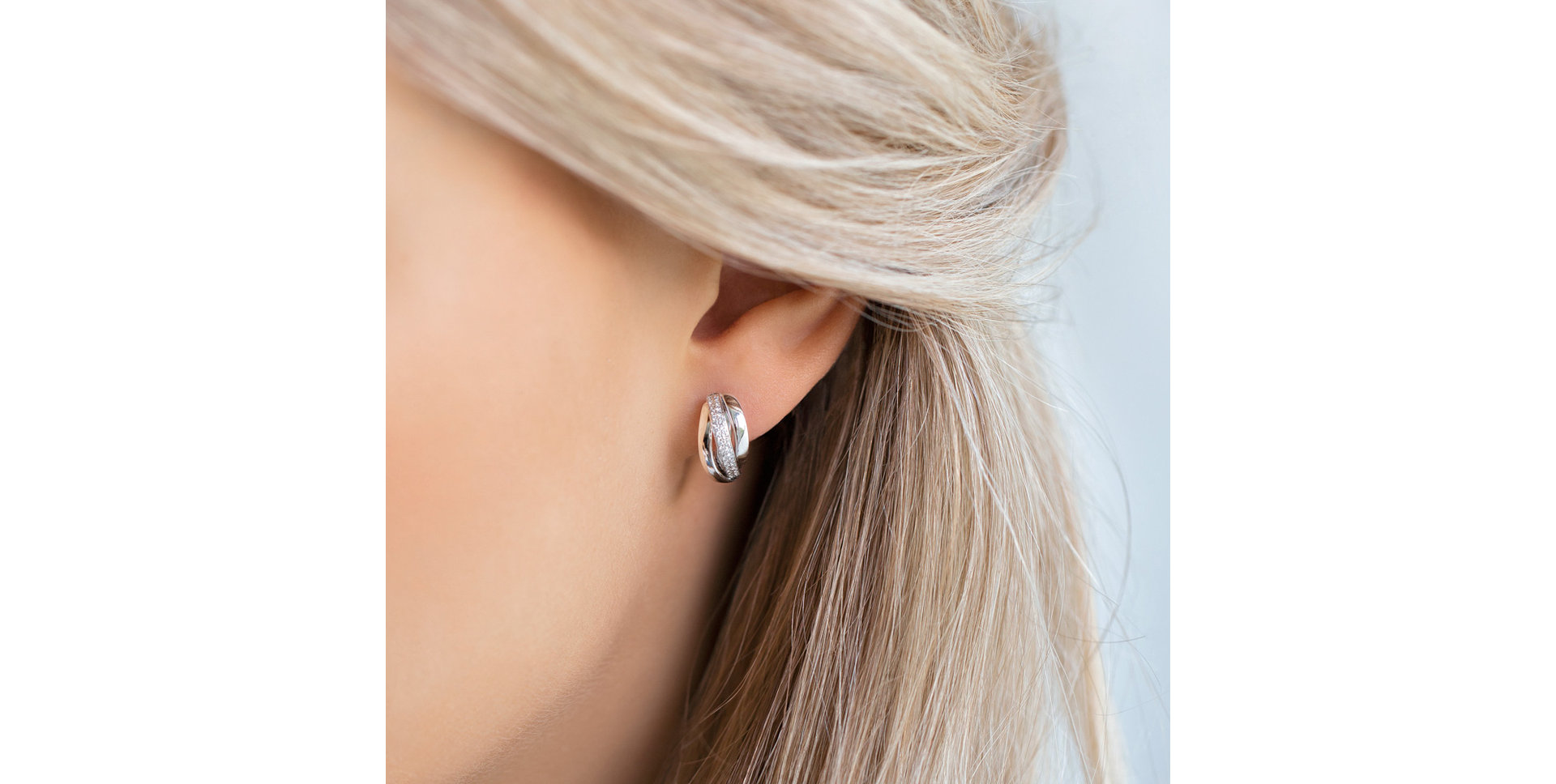 Náušnice s diamanty Charming Ray