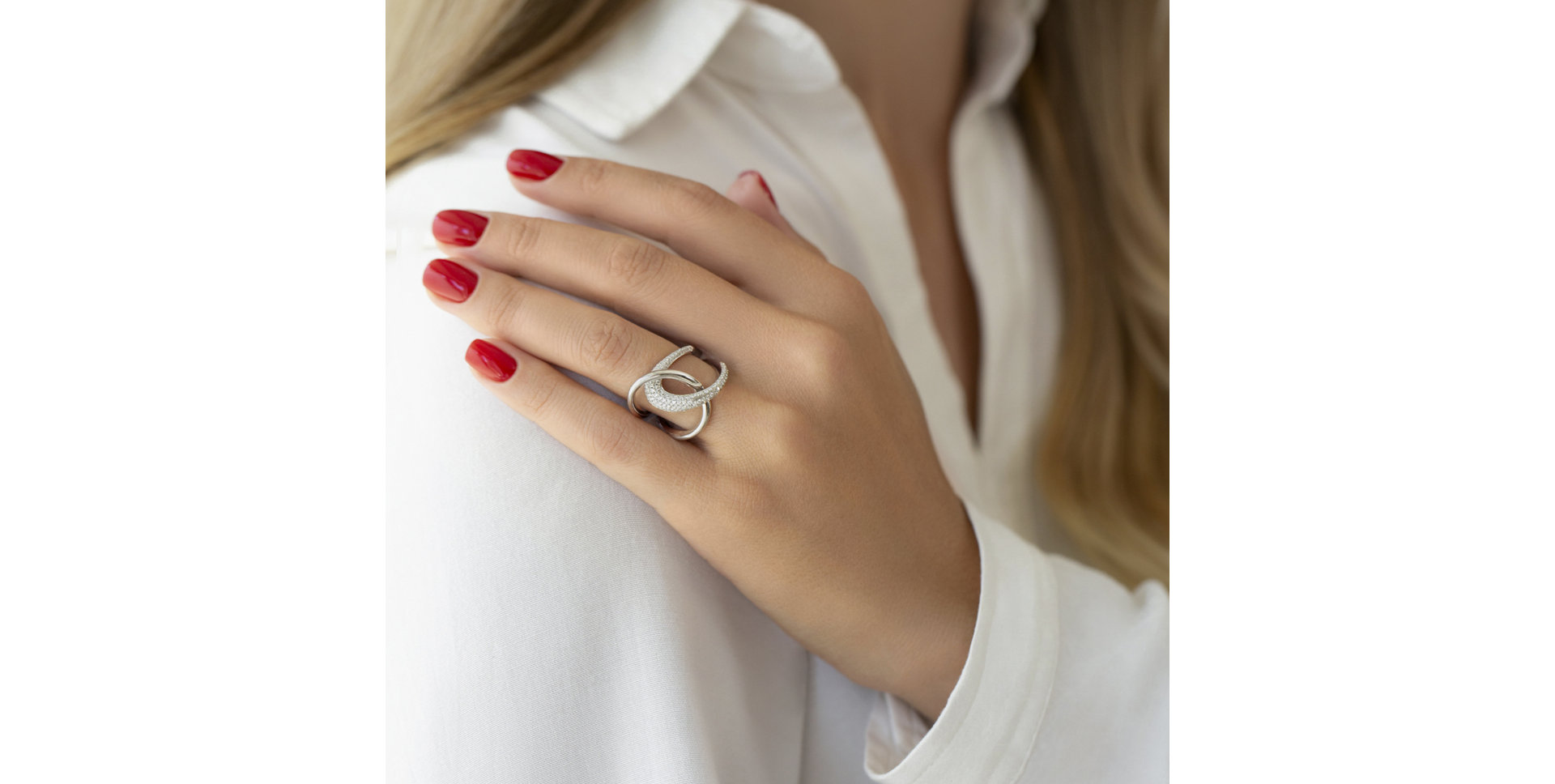 Prsten s diamanty Tangled Diamond