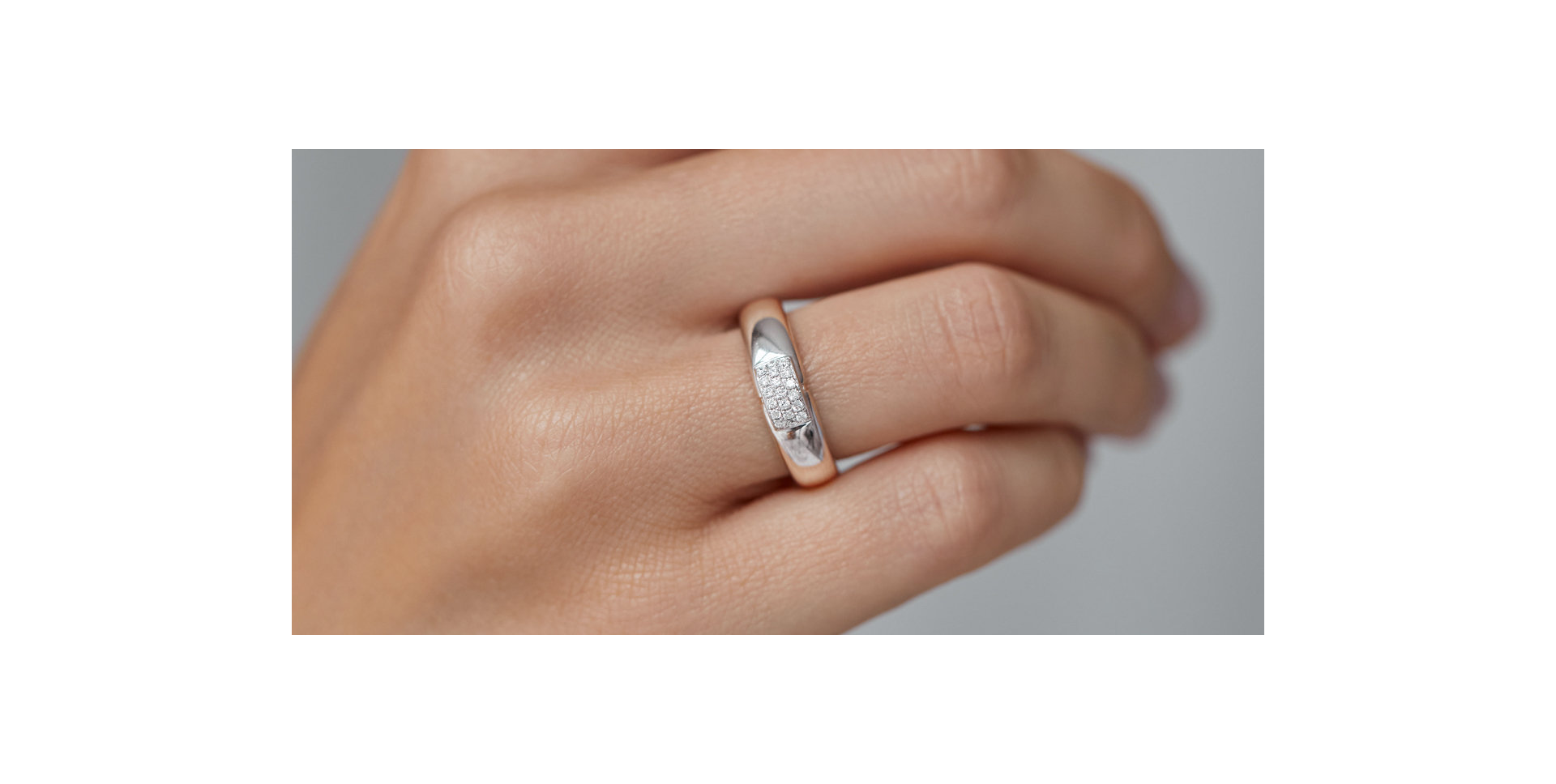 Prsten s diamanty Princess Touch