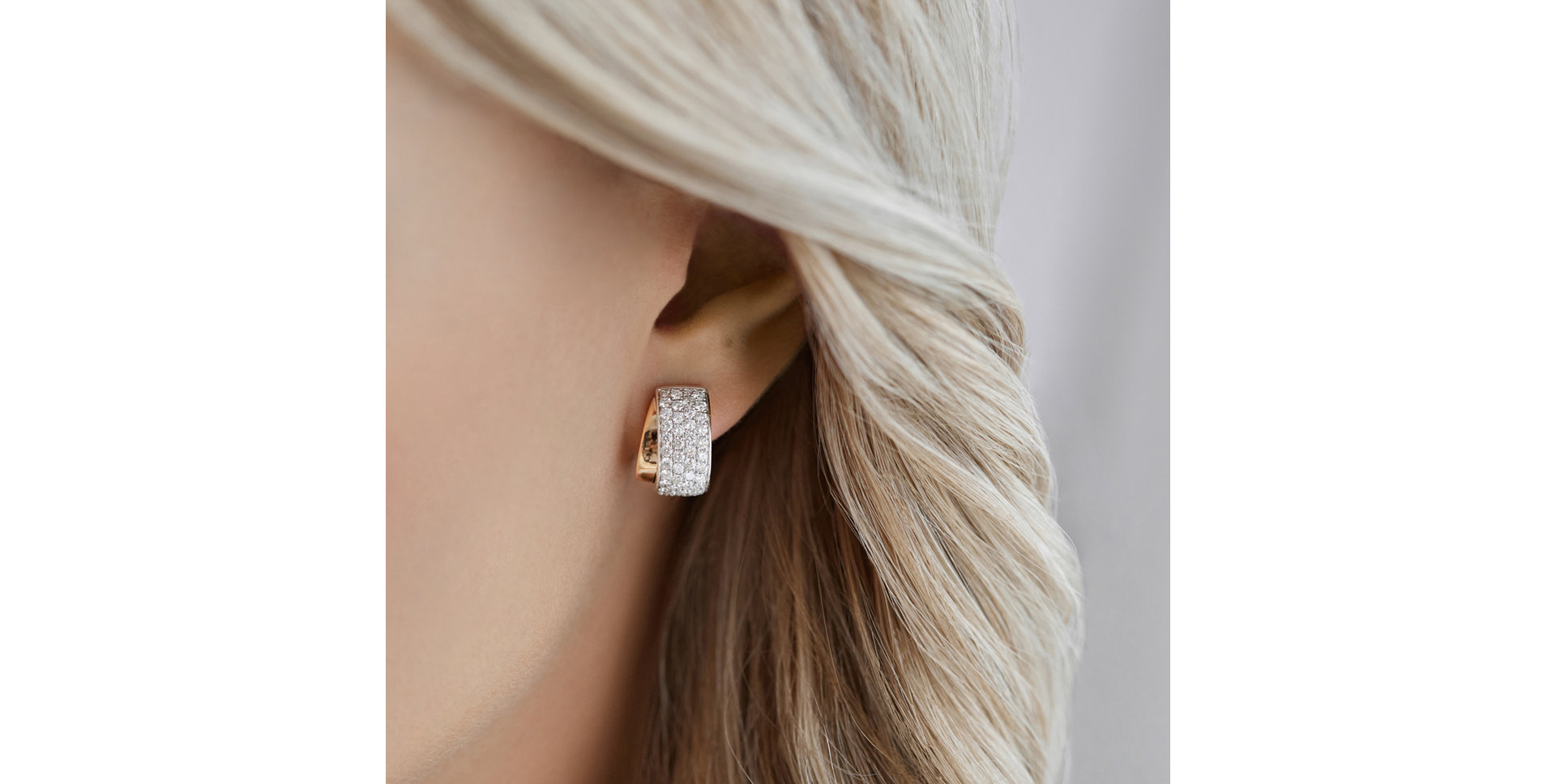 Náušnice s diamanty Galaxy Poem