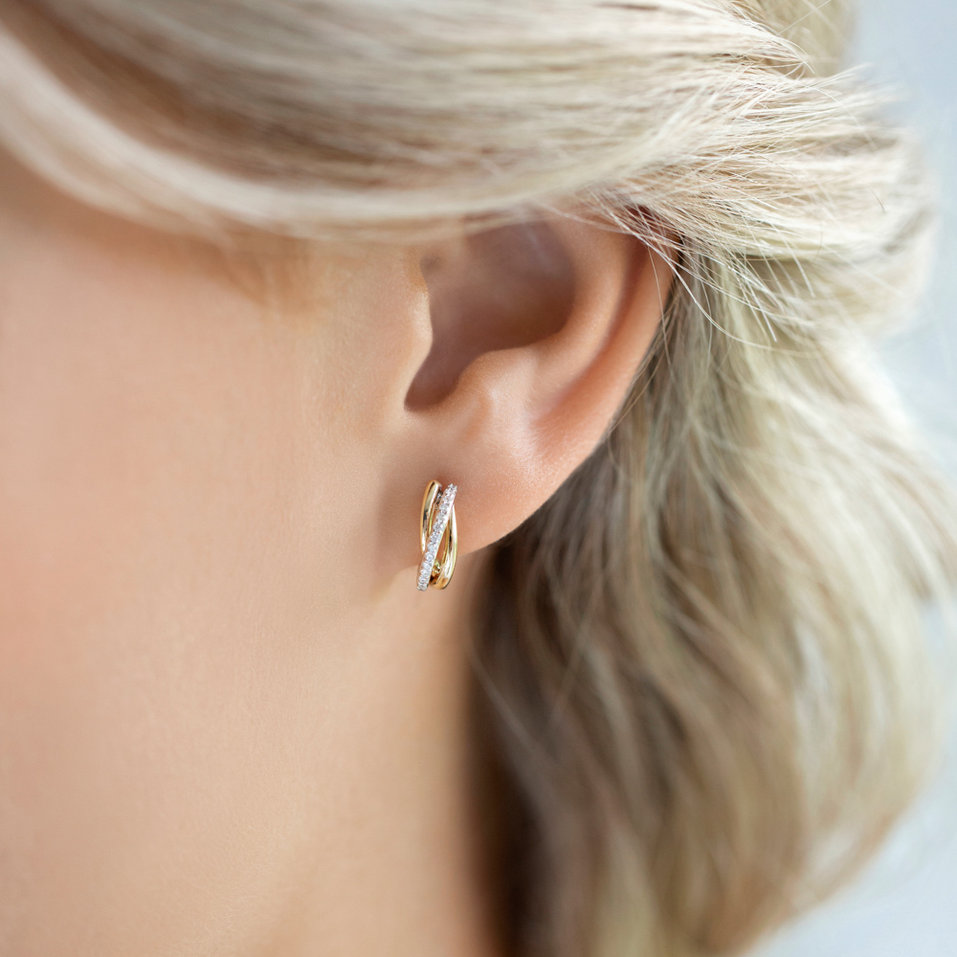 Náušnice s diamanty Magic Goddess