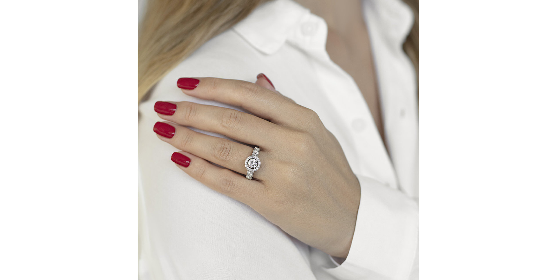 Prsten s diamanty Divine Magic