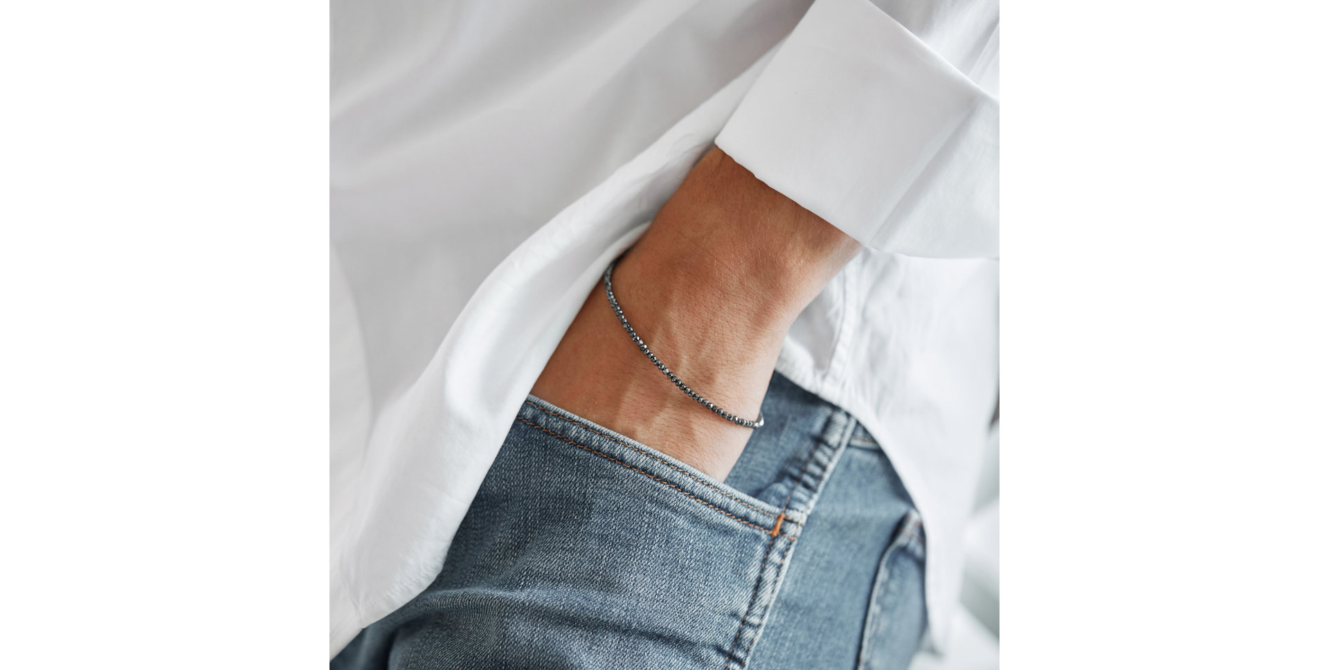 Náramek s černými diamanty Darkness