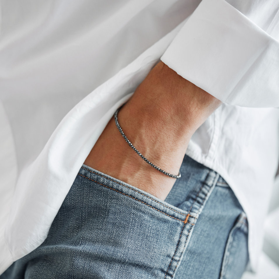 Náramek s diamanty Darkness