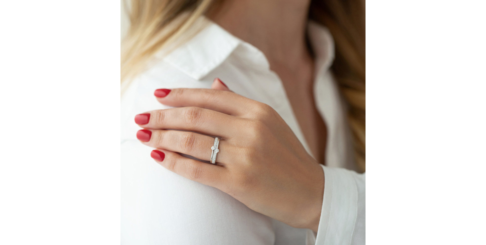 Prsten s diamanty Classy Coctail