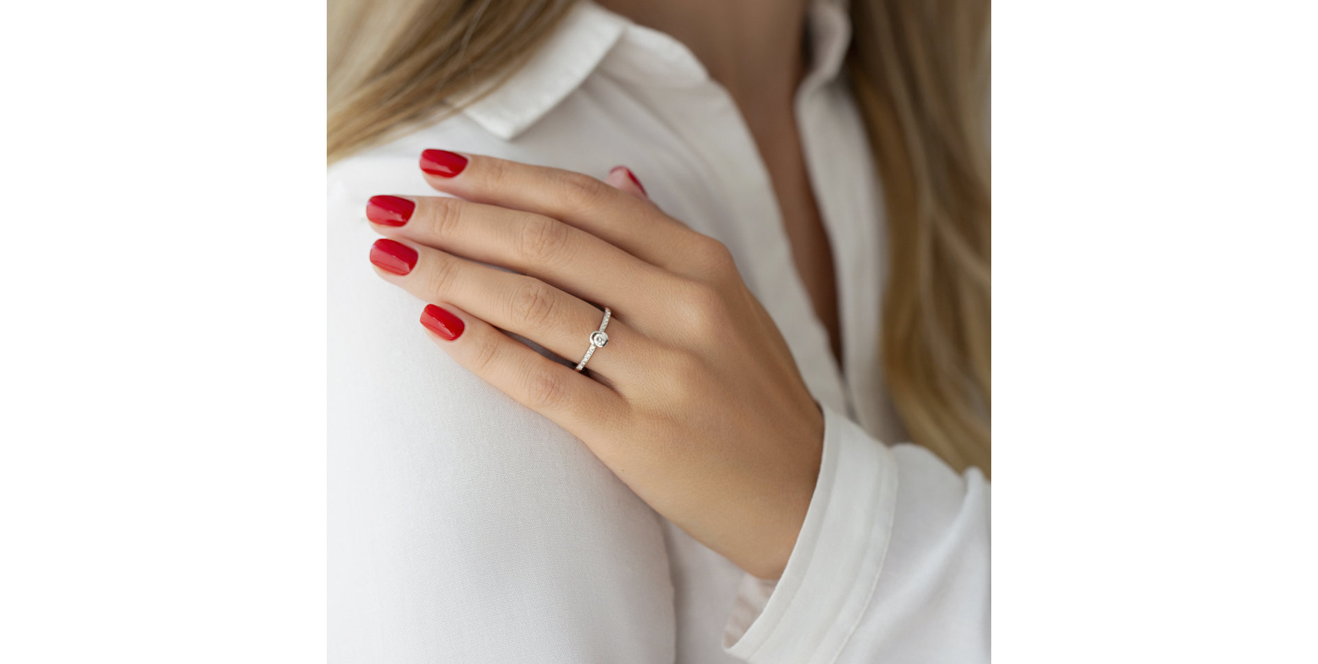 Prsten s diamanty Exalted Vow