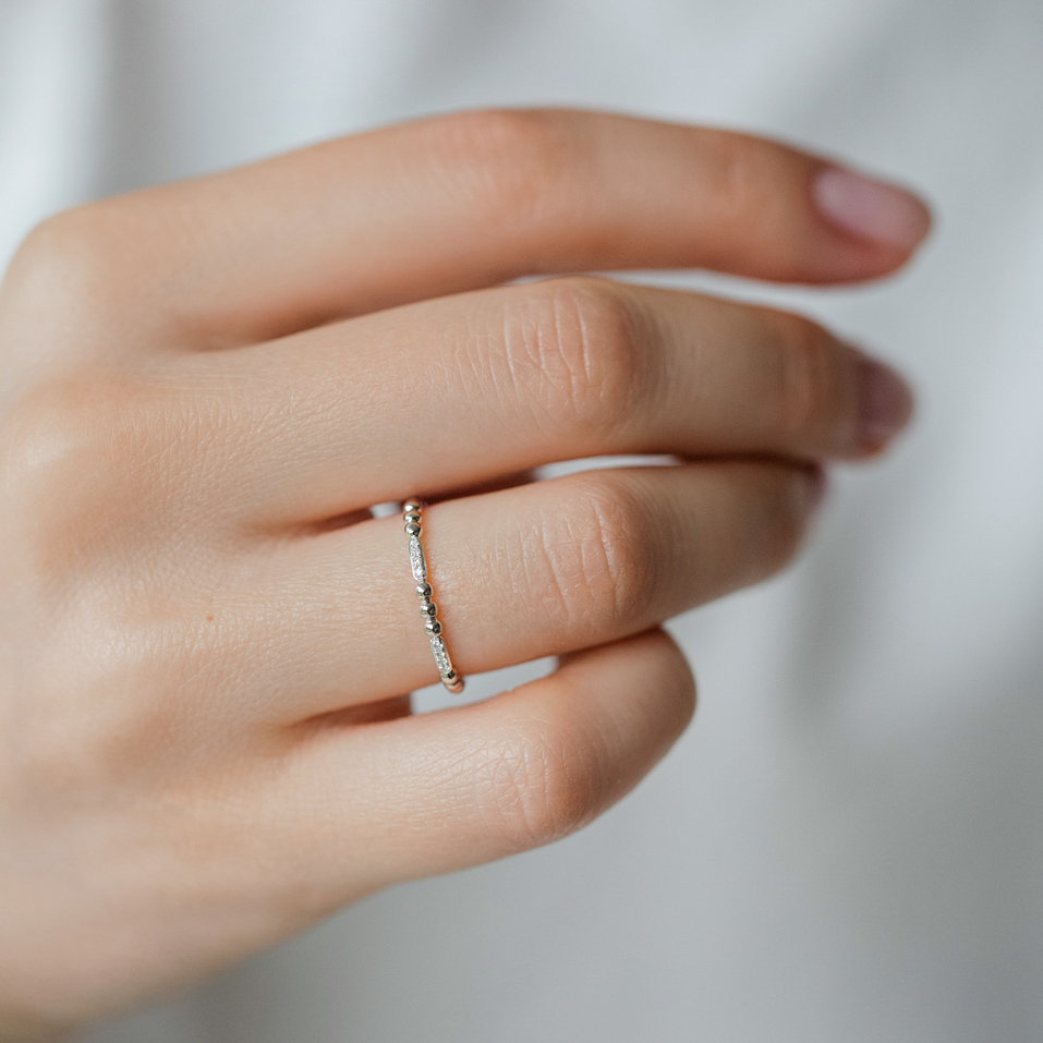 Prsten s diamanty Simplicity