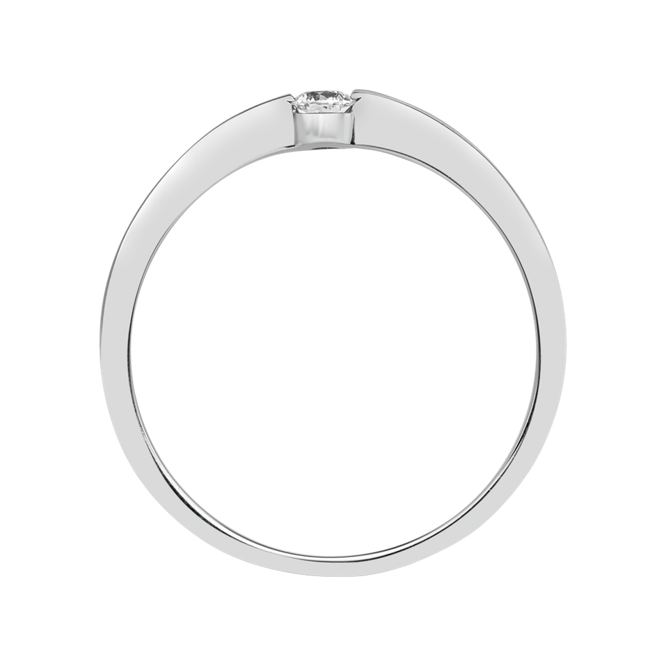 Prsten s diamantem Love Story