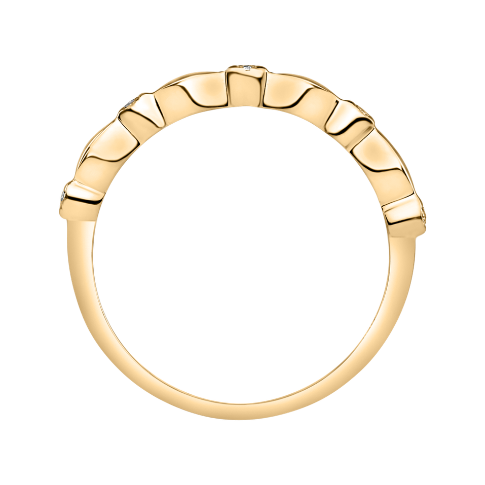 Prsten s diamanty Simplicity