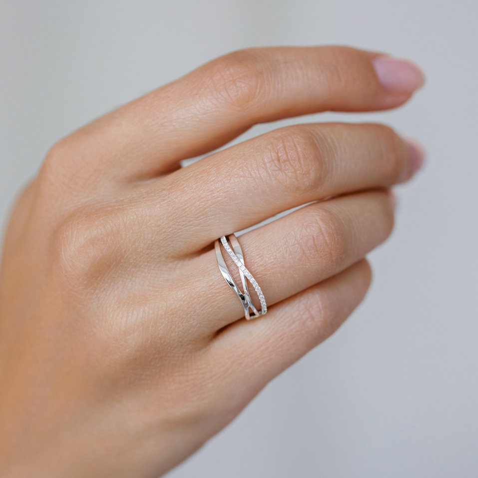 Prsten s diamanty Sparkling Ray