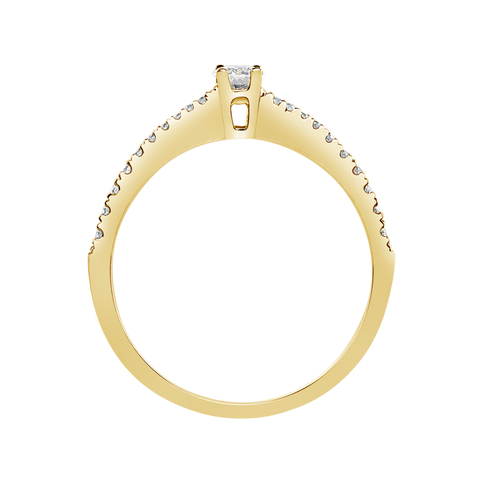 Prsten s diamanty Glittery Love