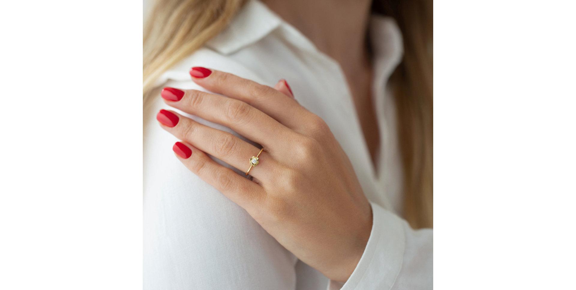 Prsten s diamantem Miracle