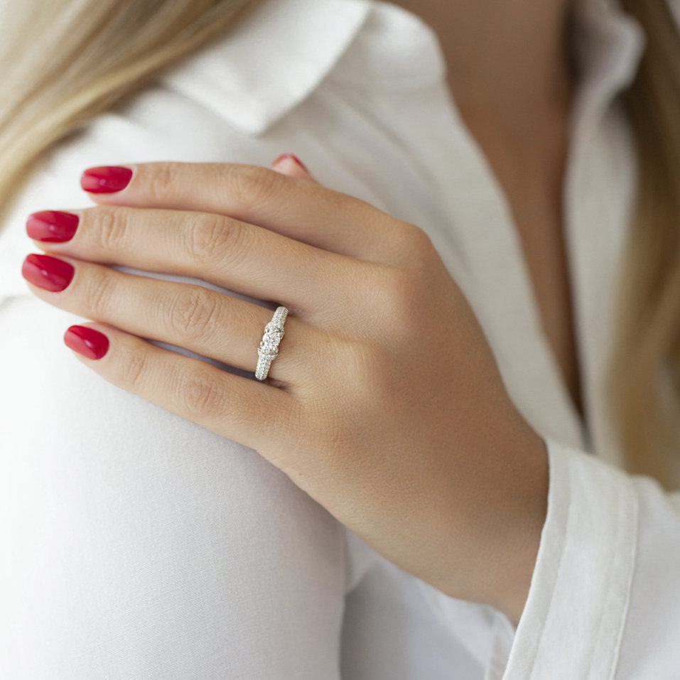 Prsten s diamanty Delphina