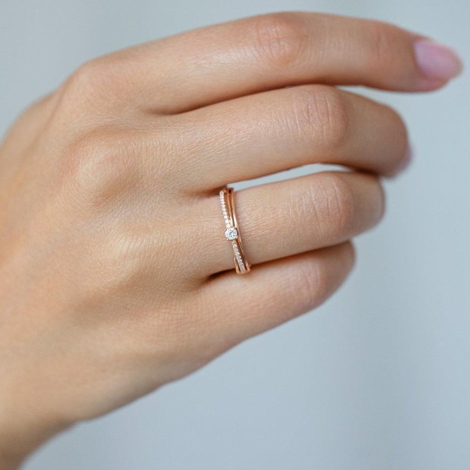 Prsten s diamanty Opium Light