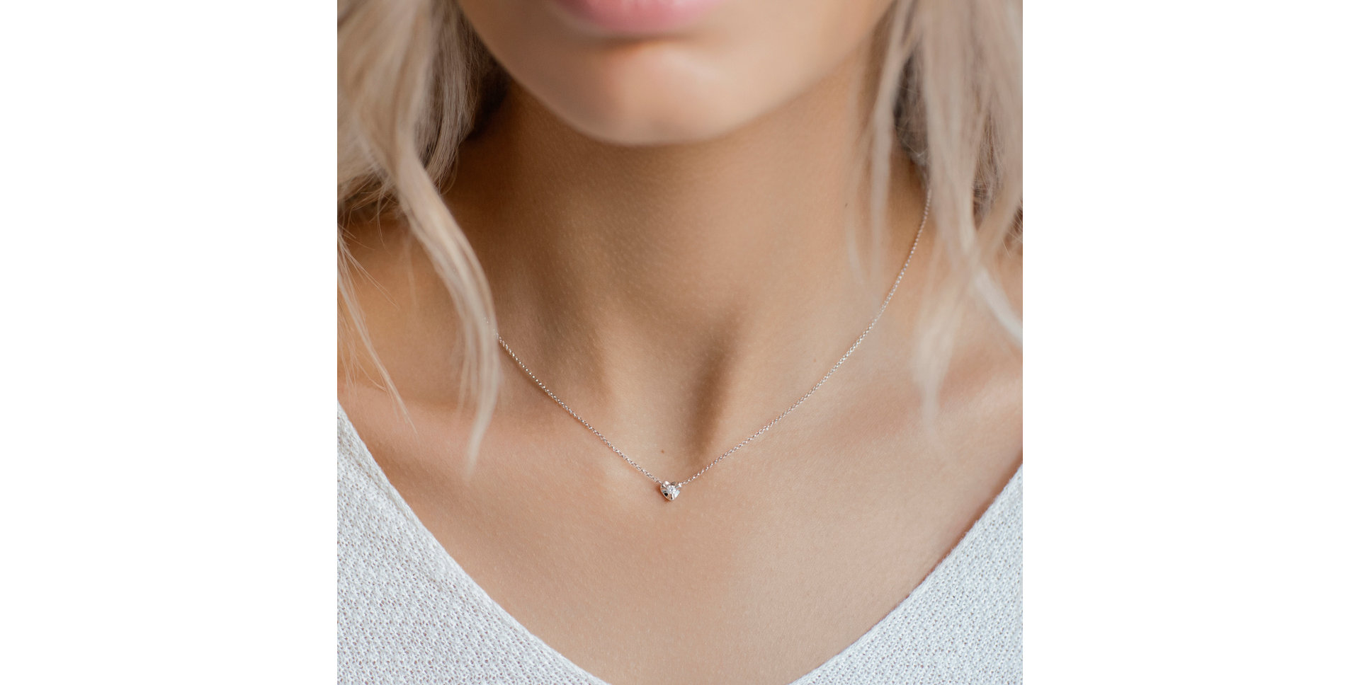 Náhrdelník s diamantem Strong Love