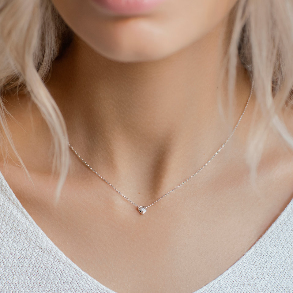 Náhrdelník s diamantem Strong Love