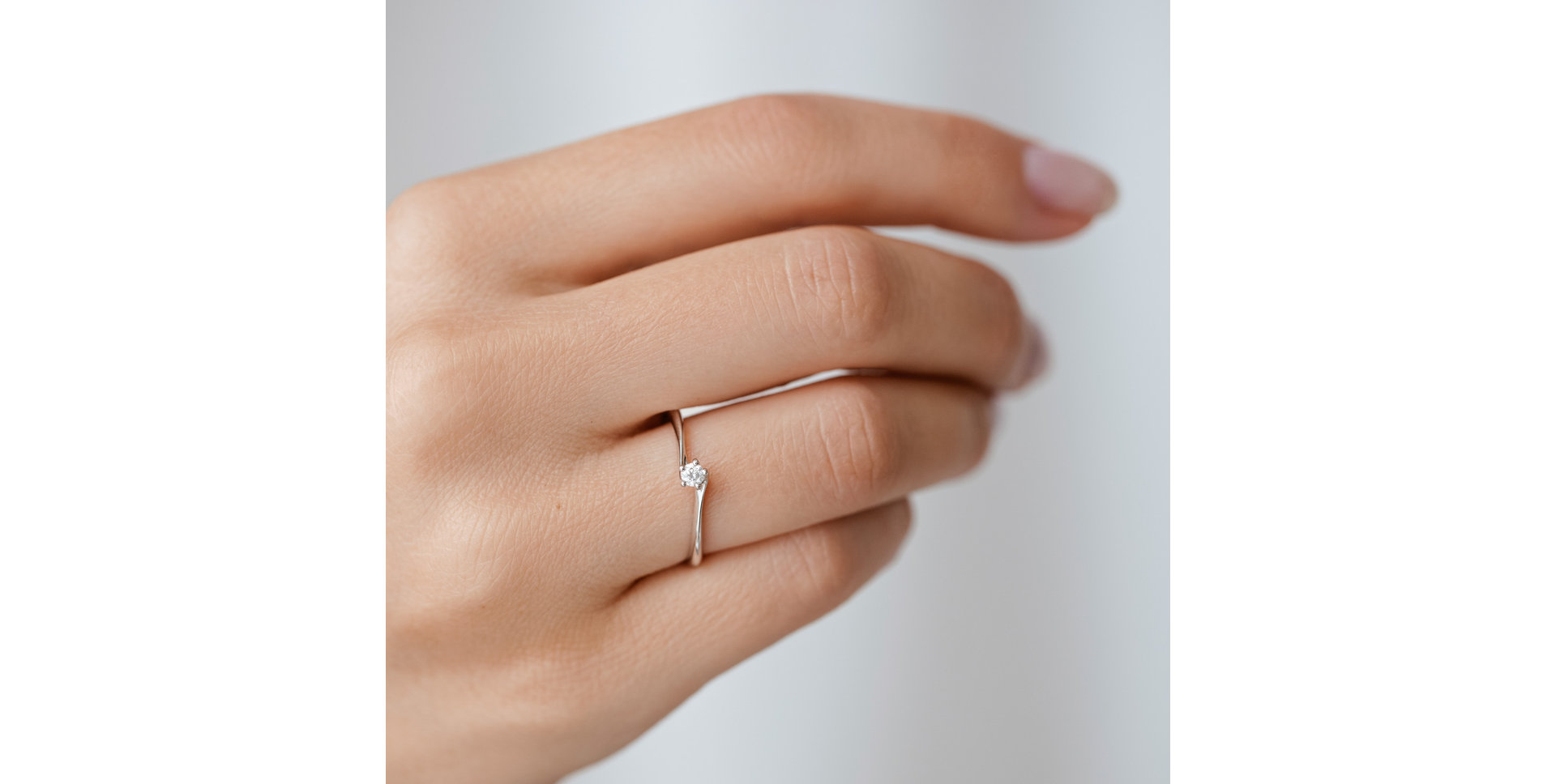 Prsten s diamantem Vivid Love