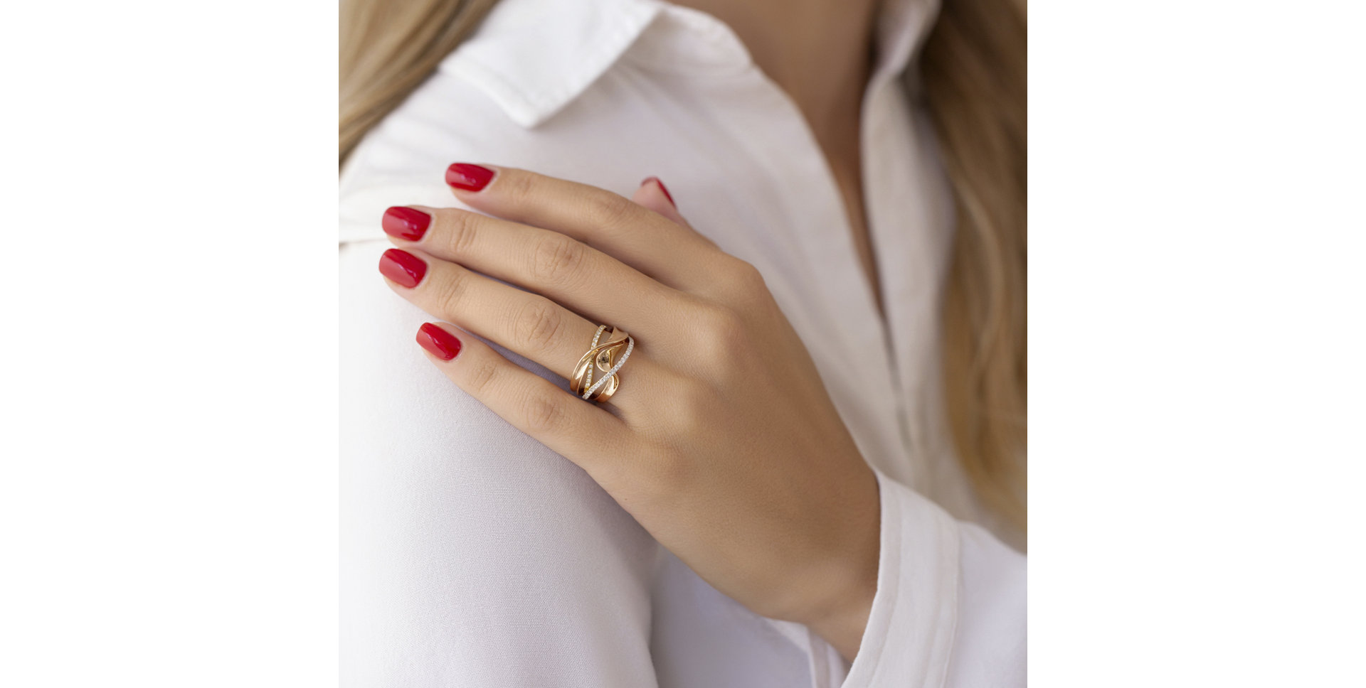 Prsten s diamanty Amelia