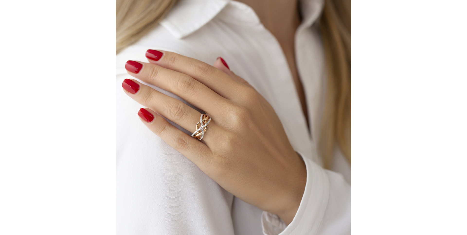 Prsten s diamanty Véronique