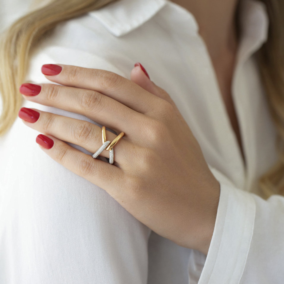 Prsten s diamanty Marcello