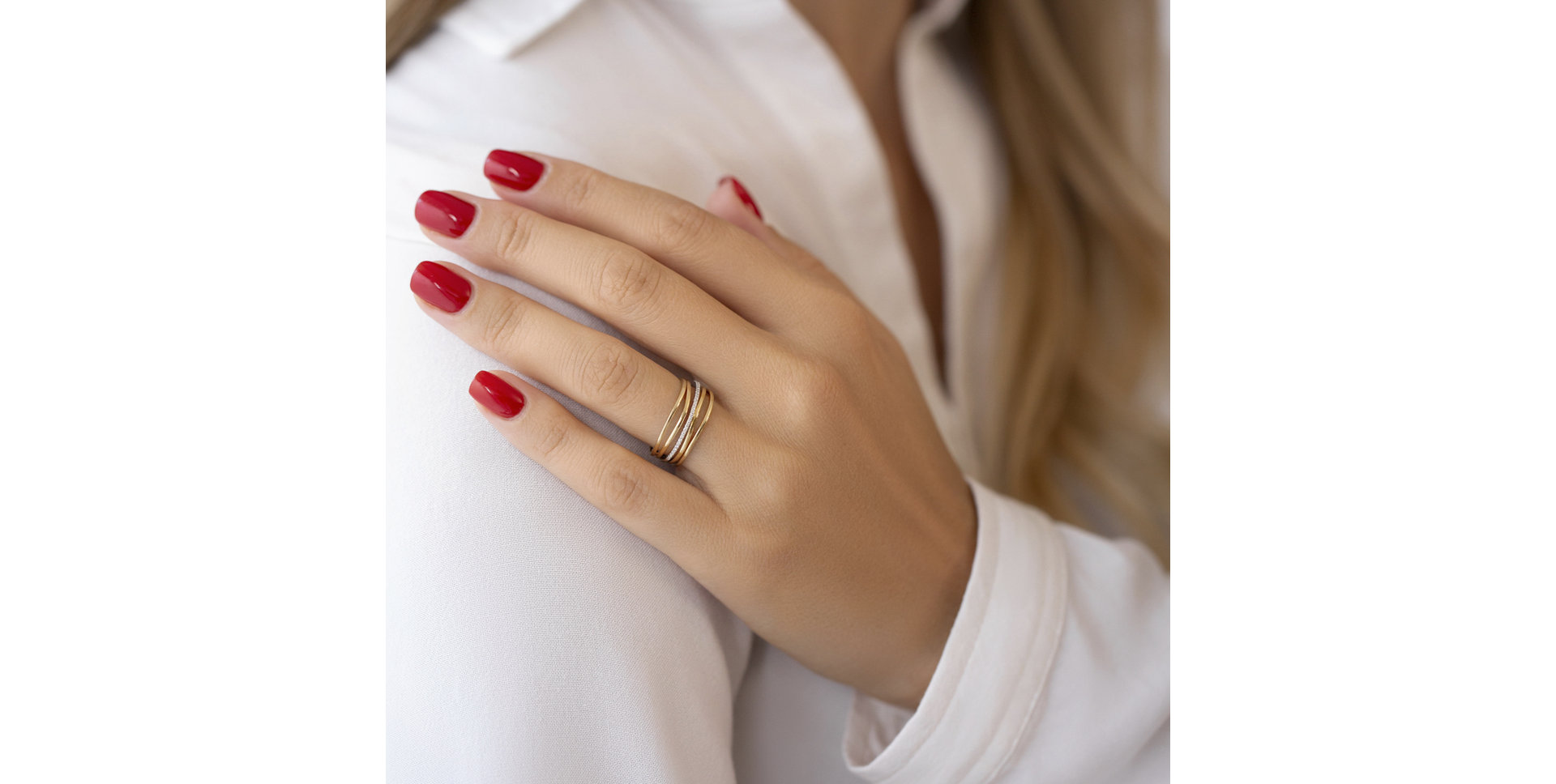 Prsten s diamanty Morning Rays