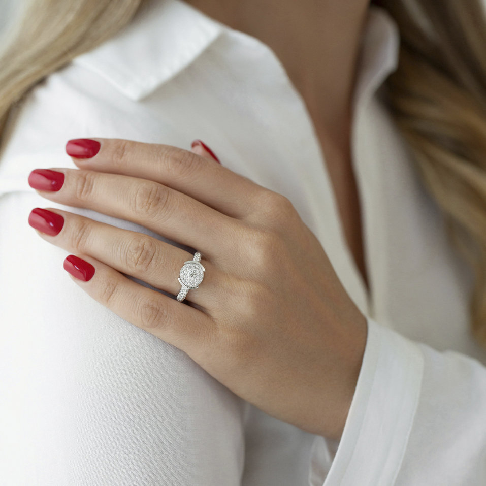 Prsten s diamanty Luna