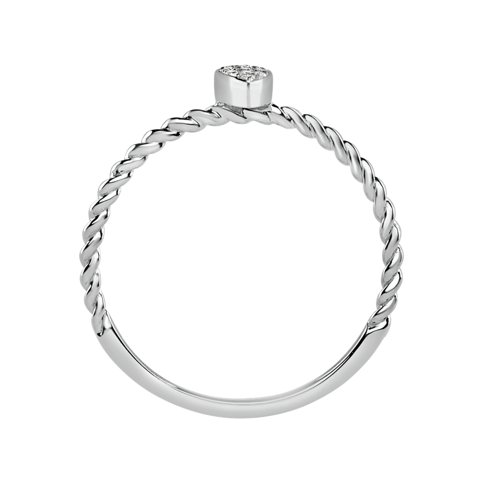 Prsten s diamanty Endless Drop