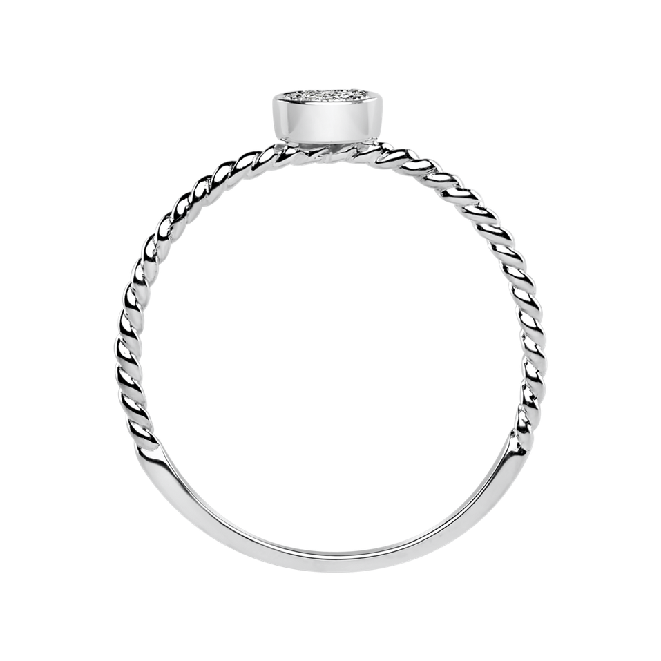 Prsten s diamanty Endless Circle
