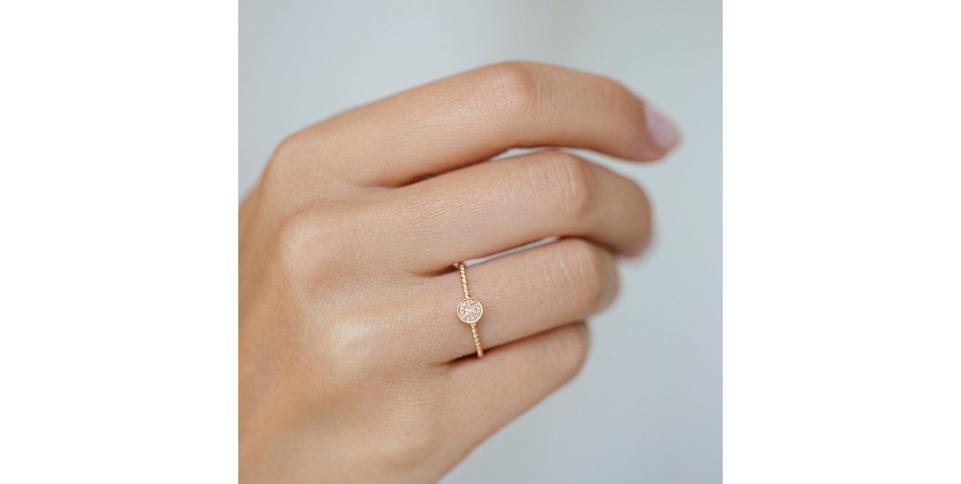 Prsten s diamanty Endless Circle