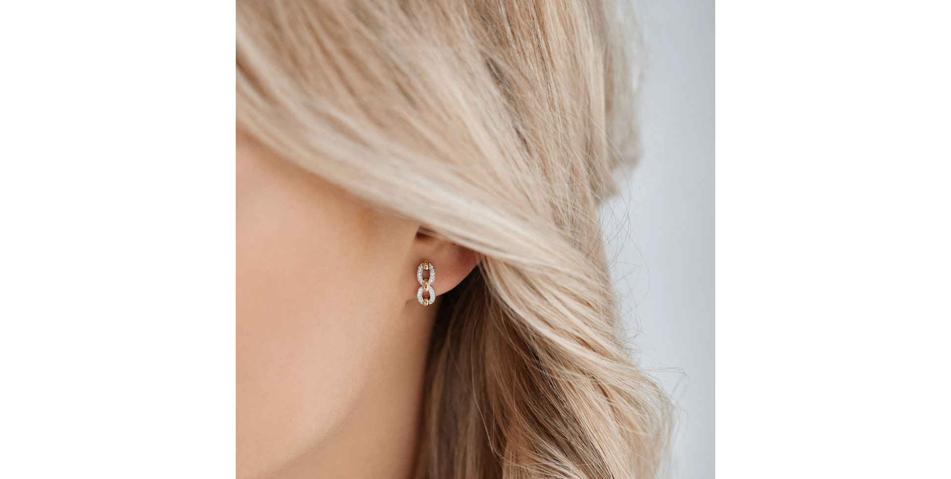 Náušnice s diamanty Moonlight Pleasure