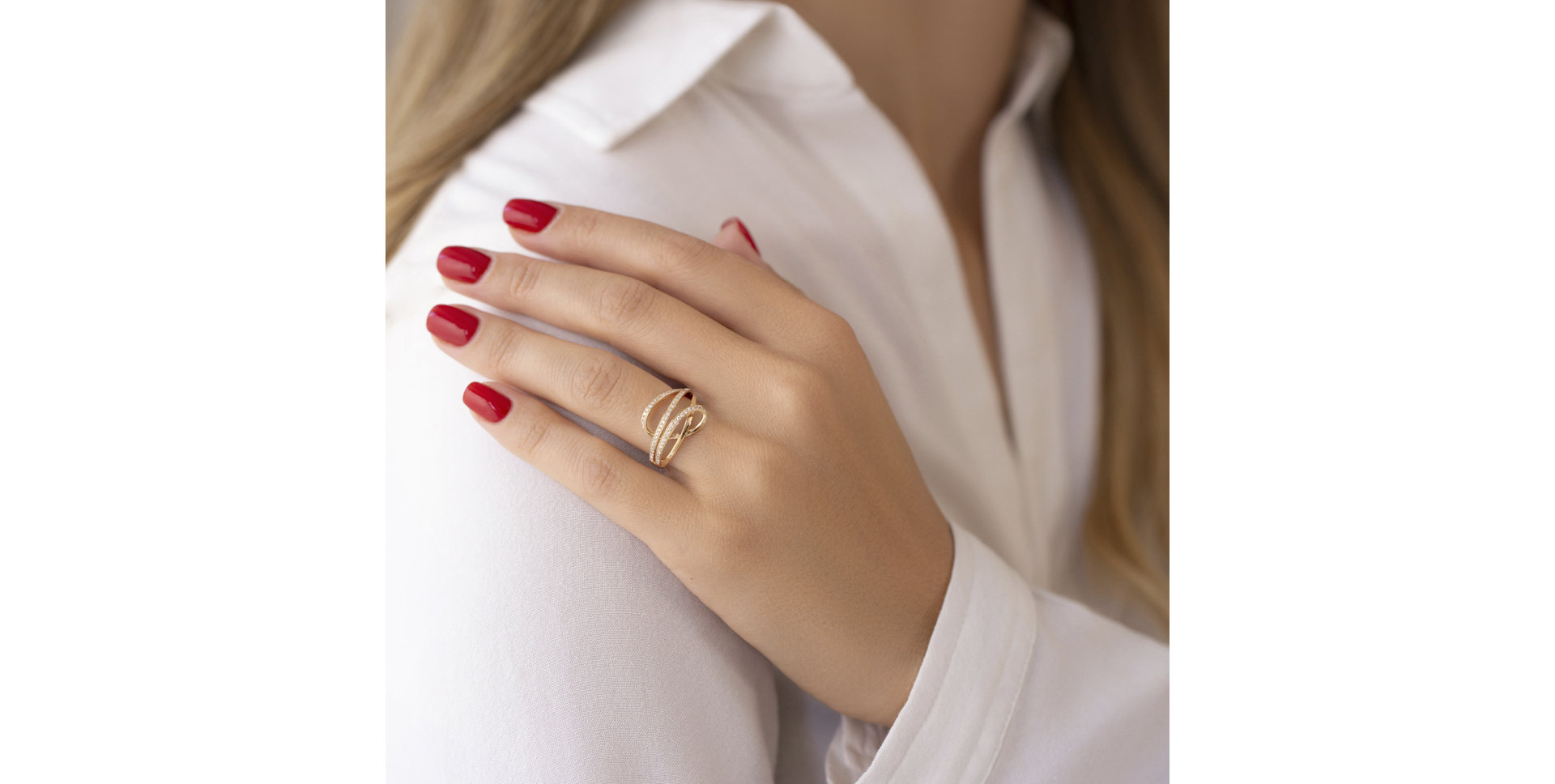 Prsten s diamanty Sparkling Constellation